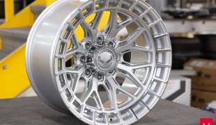 Vossen HFX-1, Цвет: Silver Polished (8 болтов)