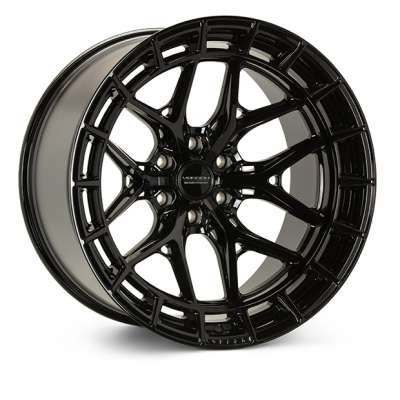Vossen HFX-1, Цвет: Gloss Black (6 болтов)