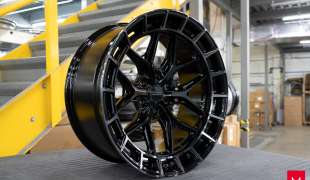 Vossen HFX-1, Цвет: Tinted Gloss Black (6 болтов)