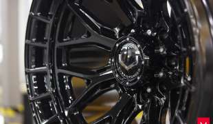Vossen HFX-1, Цвет: Gloss Black (8 болтов)