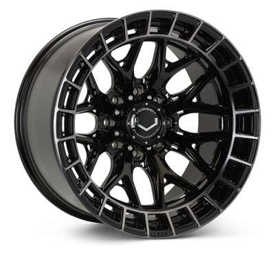 Vossen HFX-1, Цвет: Tinted Gloss Black (8 болтов)