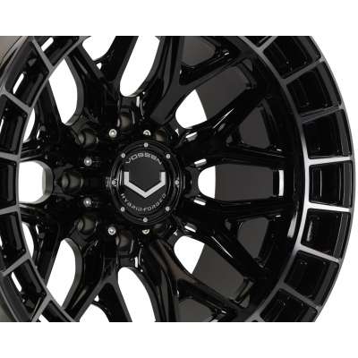 Vossen HFX-1, Цвет: Tinted Gloss Black (8 болтов)