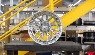 Vossen HFX-1, Цвет: Silver Polished (8 болтов)
