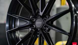Vossen HFX-2, Цвет: Satin Black (6 болтов)