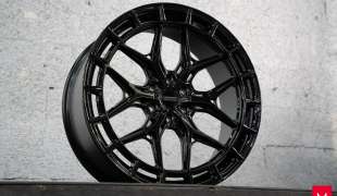 Vossen HFX-1, Цвет: Gloss Black (6 болтов)