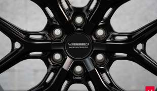 Vossen HFX-1, Цвет: Satin Black (6 болтов)