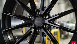 Vossen HFX-2, Цвет: Satin Black (6 болтов)