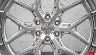 Vossen HFX-1, Цвет: Silver Polished (6 болтов)