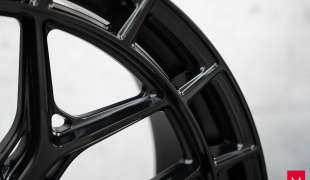 Vossen HFX-1, Цвет: Satin Black (6 болтов)