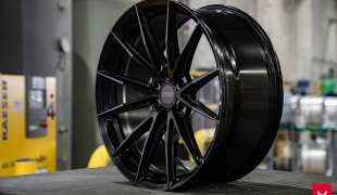 Vossen HFX-2, Цвет: Satin Black (6 болтов)