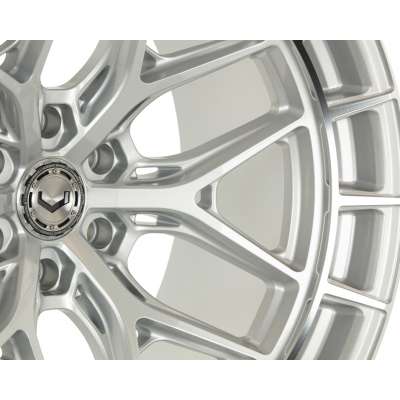 Vossen HFX-1, Цвет: Silver Polished (6 болтов)