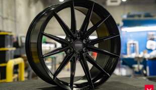 Vossen HFX-2, Цвет: Satin Black (6 болтов)