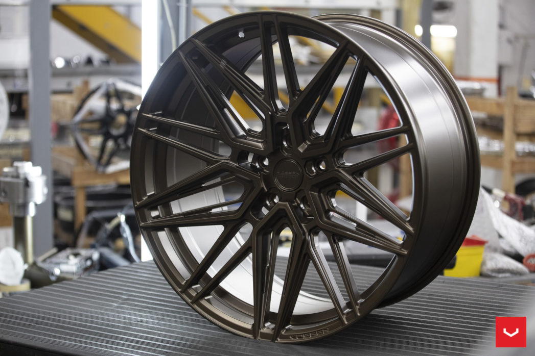 22 Vossen Wheels HF-7 Custom Satin Bronze Rims #VSS145-5